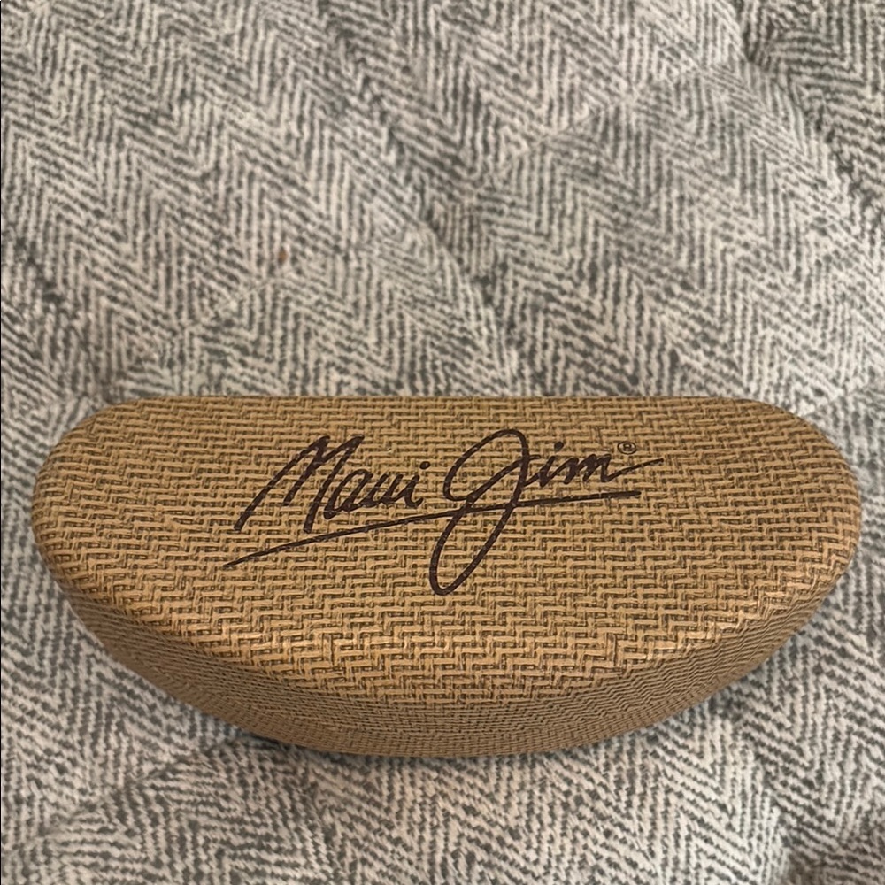 Maui Jim basket weave hard glasses case